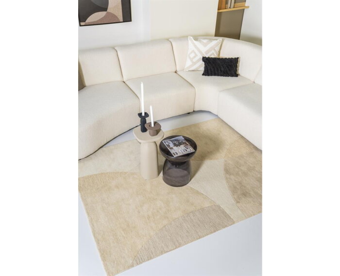 Vloerkleed Neo 160x230 cm - beige kopen?  | Meubelplaats.nl