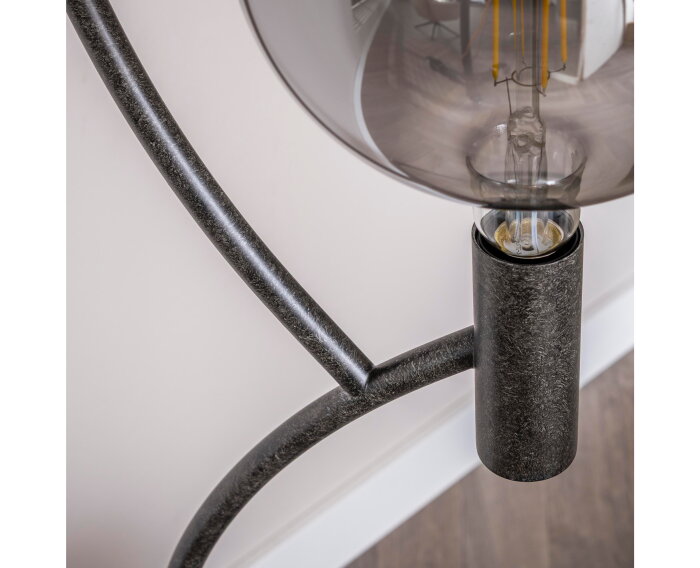 Vloerlamp Arcus 3L - Artic zwart