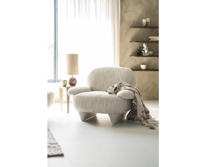 Fauteuil Jayden - beige | Eleonora
