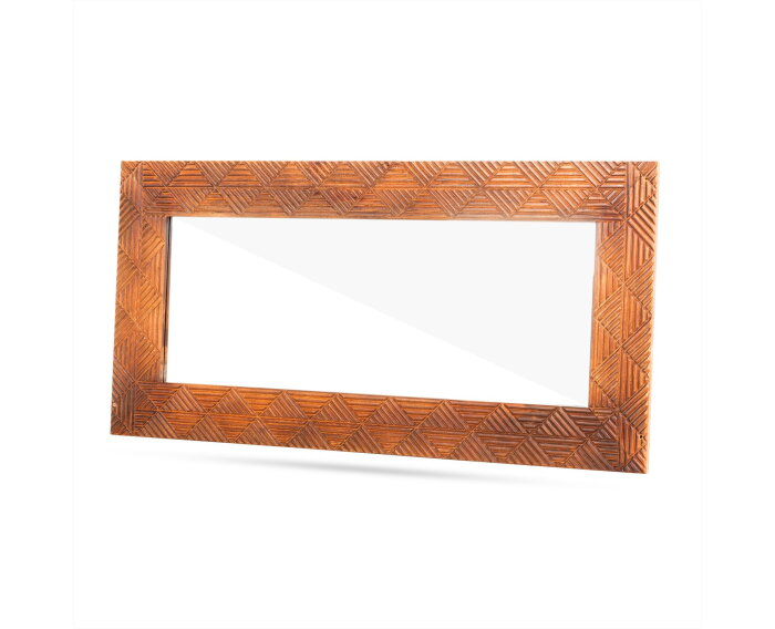 Spiegel Julia 120x60 cm mangohout - Bruin | Meubelplaats