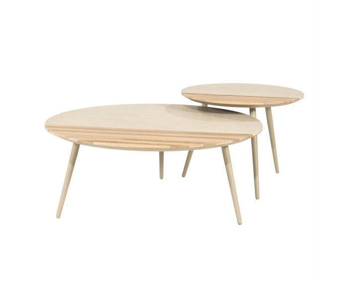 Diago (set of 2) 80x80cm - natuurlijk | BY-BOO