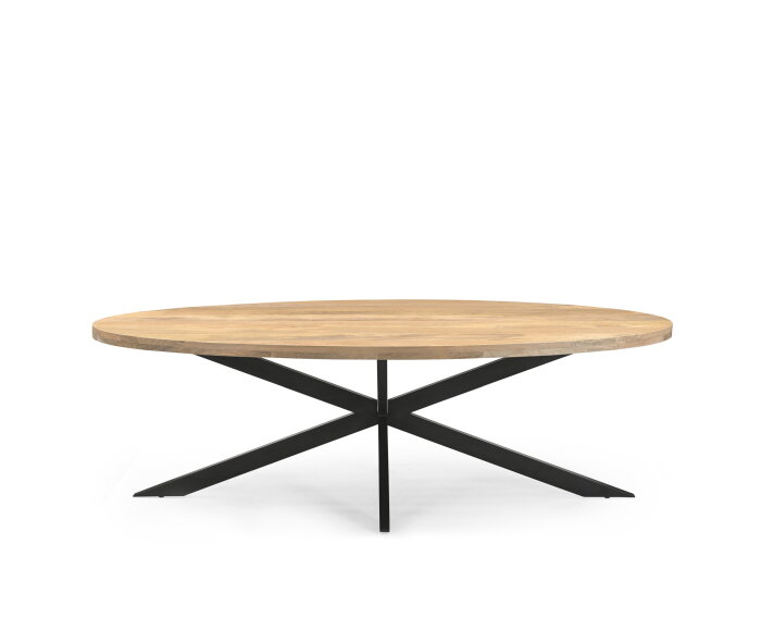 Eetkamertafelblad Ellips 25+25 200