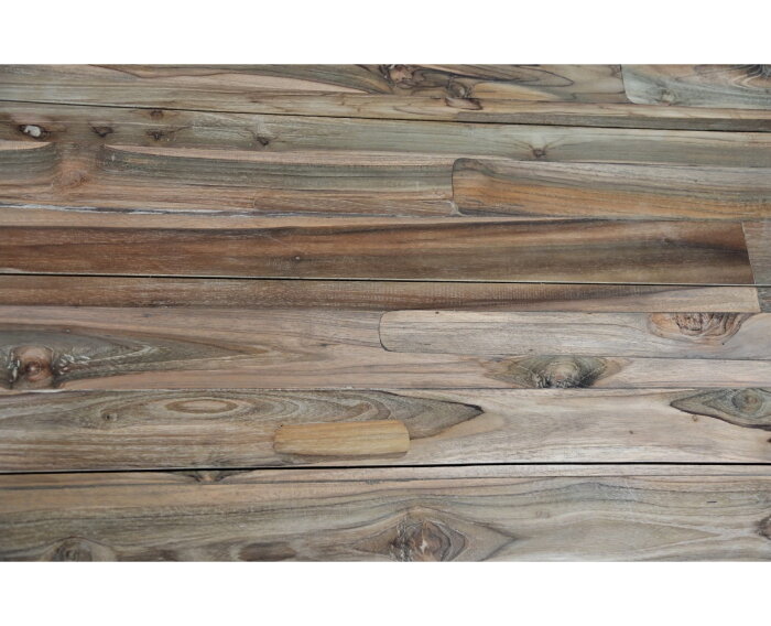 Tuin tafelblad ovaal danish - 180x100x7 - Naturel - Oud Teakhout