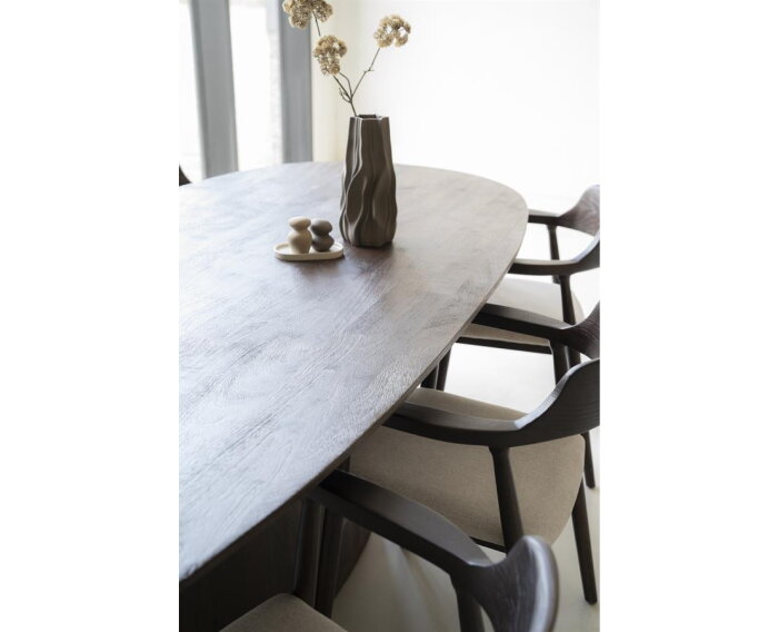 Eettafel Aron ovaal 250x110 - bruin | Eleonora