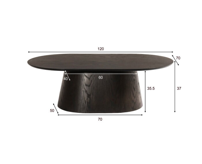Tobago Oval 120cm