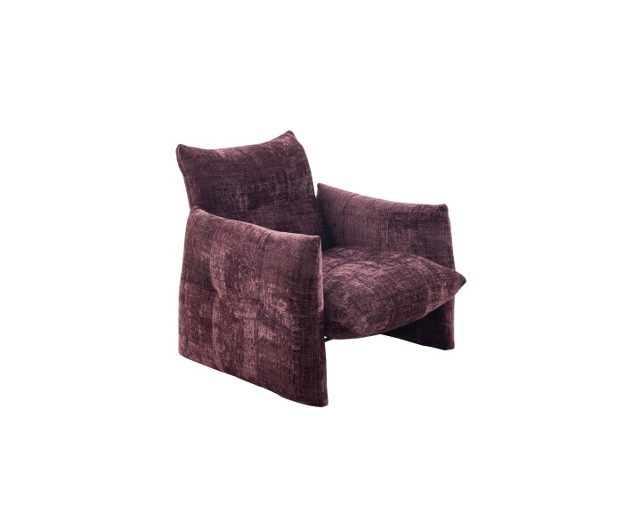 Fauteuil Lois Aubergine