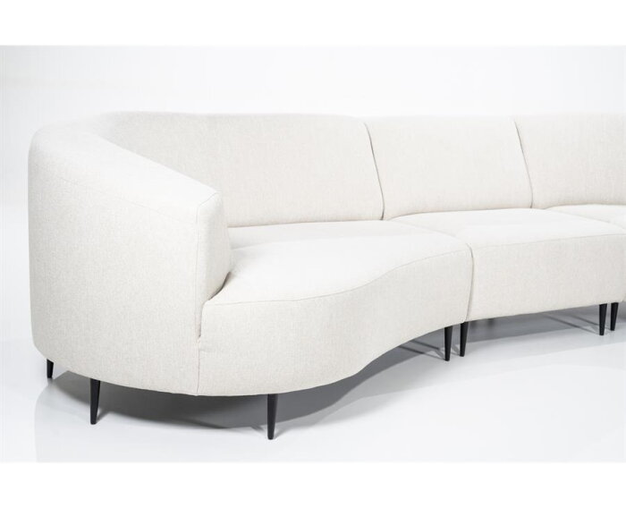 Modulaire Hoekbank Diane Leaf Natural – luchtige Designbank - 351x237 cm - SEVN