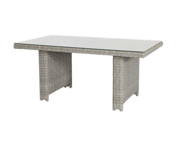 BOLZANO COLUMN TABLE 145X84X66 CM  -  ALU LIGHT GREY