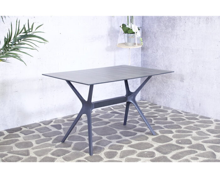 Jasper PP Table 120x 80 cm Antracit