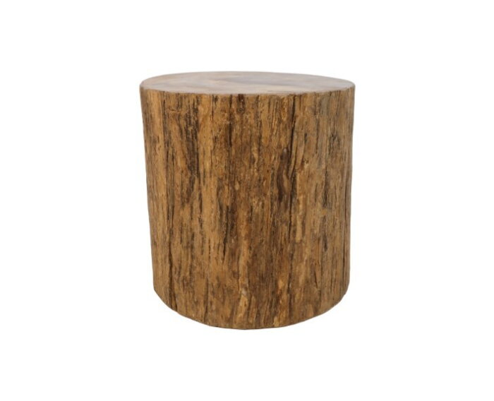 Boomstam bijzettafel - ø45 cm - teak