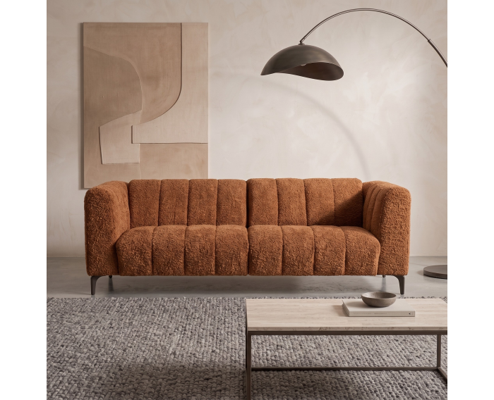 Bank Bergen 3-zits - Venga Copper - 230 cm