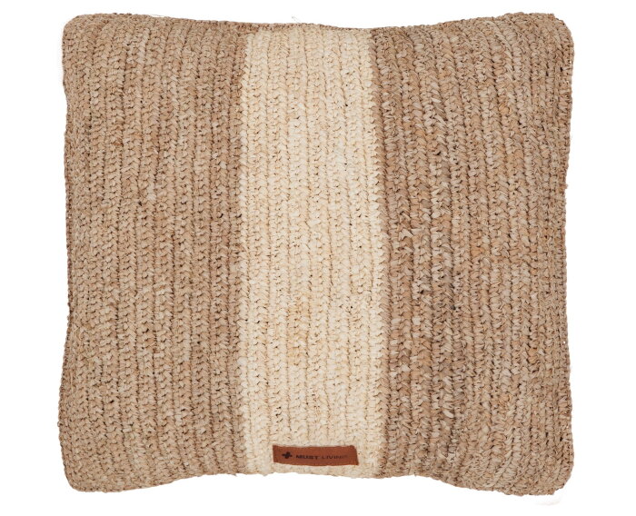 Cushion Menton square - ORDER by 4 pcs,50x50 cm, palmblad