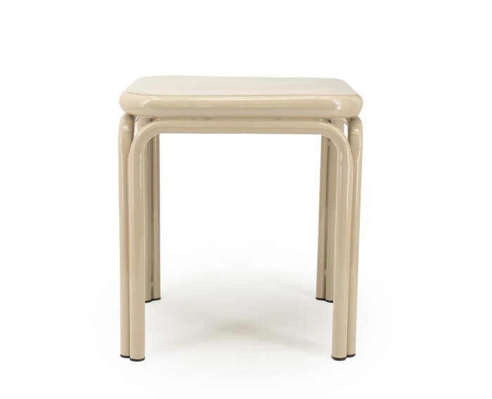 Side table Zilo 43x43cm - beige | BY-BOO
