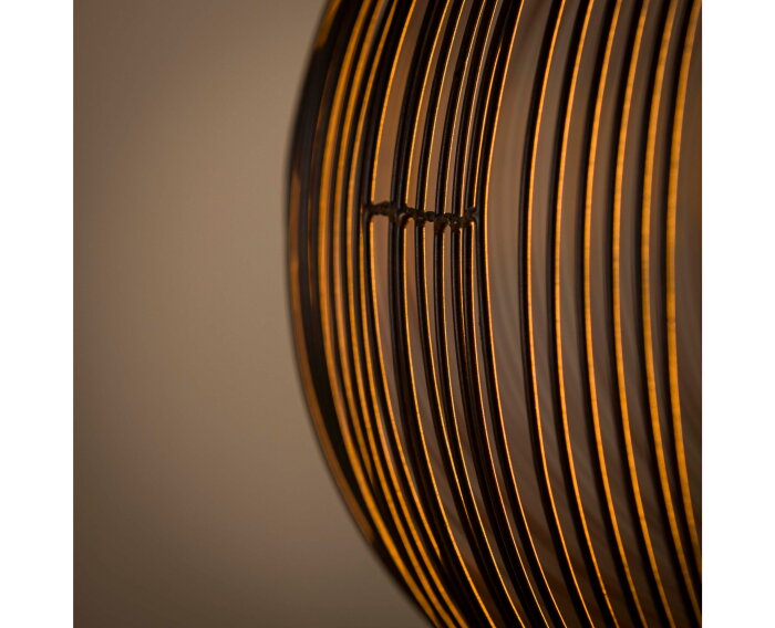 Hanglamp Copper twist &Oslash;70 cm - Zwart nikkel