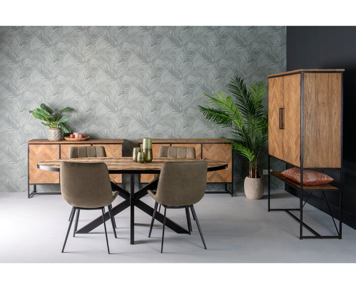 Eettafel Accent Ovaal 210 cm | Livingfurn 10953 | Slechts € 775 | Meubelplaats.nl