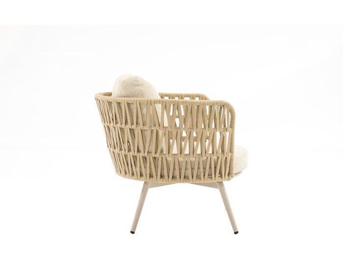 Loungestoel Sophia draaibaar 360&deg; tuin - Beige