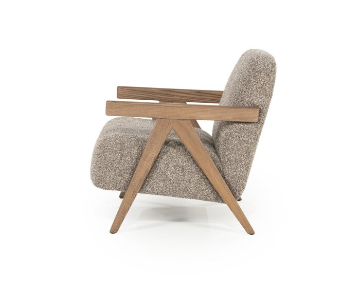 Fauteuil Francis - taupe | Eleonora