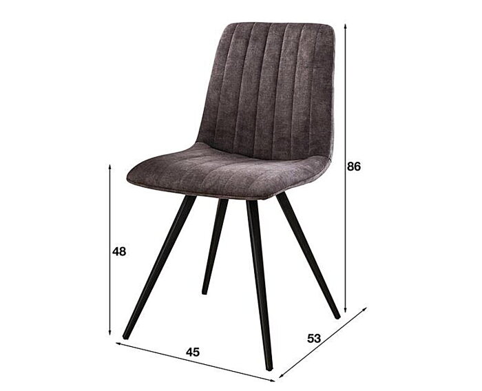 Combideal Eetkamerset: Ronde Mangohouten Eettafel met 4 antraciet Austin Stoelen  | Meubelplaats