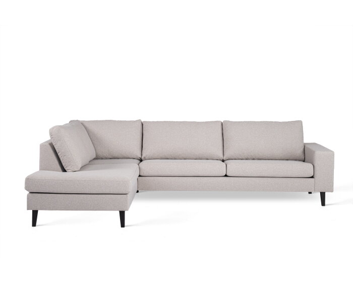 By-Olaf Hoekbank Castricum Links – 3-zits stof Cover 83 grijs – 290x199 cm
