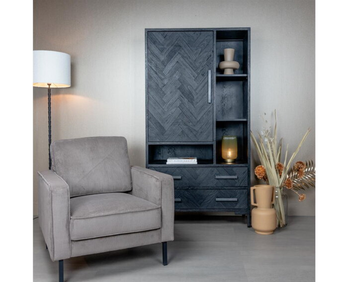 Norwich Fauteuil - fabric Lara 005 Pale Brown