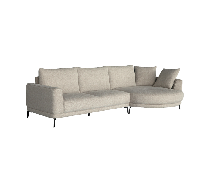 Prescot 2 5-AL + Chaise R - Sahara 120 beige