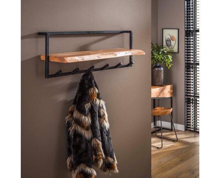 Kapstok Edge Acacia 6 Haken | Meubelplaats