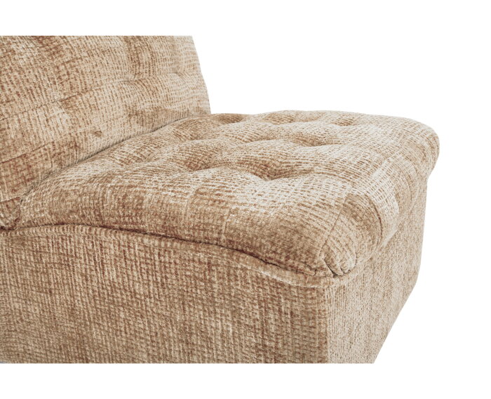 MUST Living fauteuil Liberty - Glamour sand - 75x67x85 cm