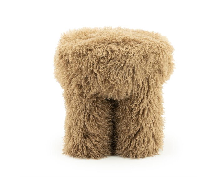 Stool Doodly - taupe | BY-BOO