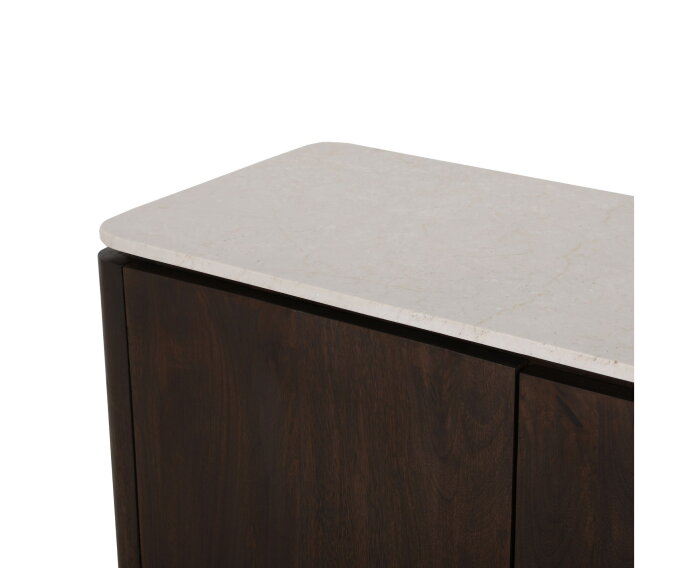 Bovenblad Dressoir Dallas Beige Marmer 210 cm