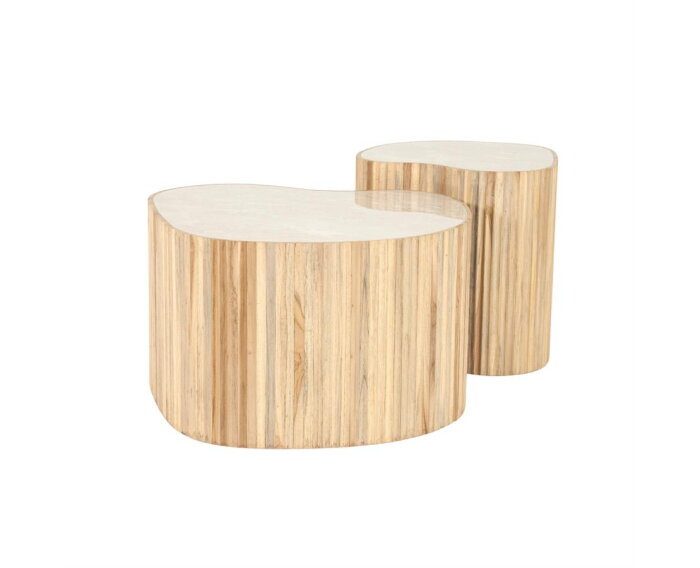 Nice (set of 2) 60x60cm - natuurlijk | BY-BOO