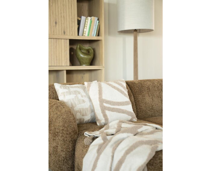 Pillow Majani 45x45cm - taupe | BY-BOO