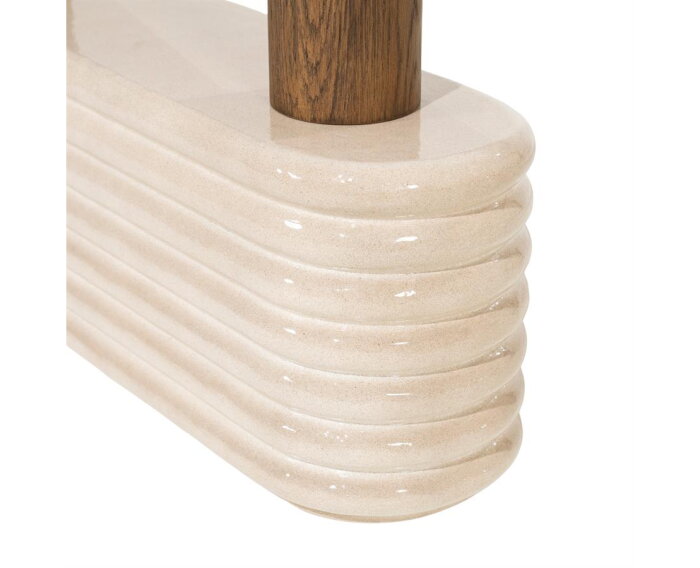 Sidetable Kyan 130x32cm - beige | Eleonora