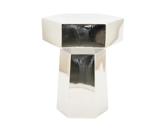 Side table Axis 36x31.3cm - silver | BY-BOO