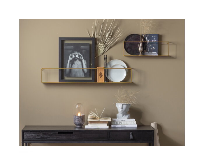 Asel Tafellamp Marmer Glas Grijs Bruin - WOOOD Exclusive