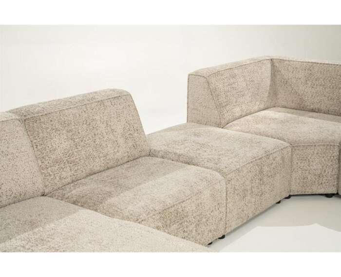 SEVN Ramona modulaire hoekbank -  U-bank Venga Liver - 466x247 cm - zelf samen te stellen