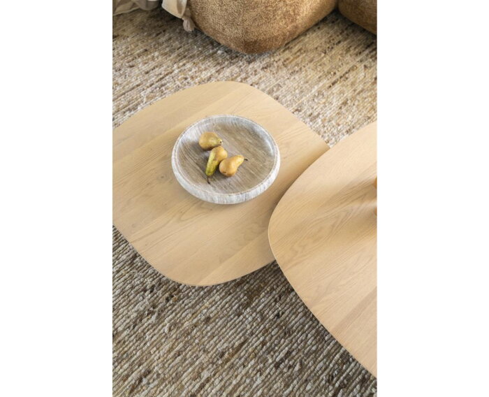 Salontafel Stef small 80x80cm - naturel | Eleonora
