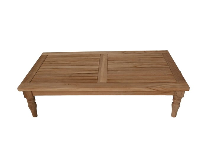 Bahama salontafel tuin - 125x70x30 - naturel -  teak