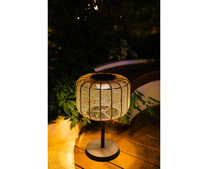 Buitenlamp Nina Garden Solar Rotan