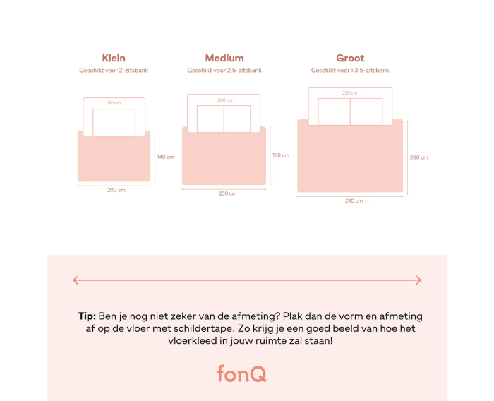 by fonQ Scallop Vloerkleed - Cr&egrave;me - Organisch - 160 x 230 cm
