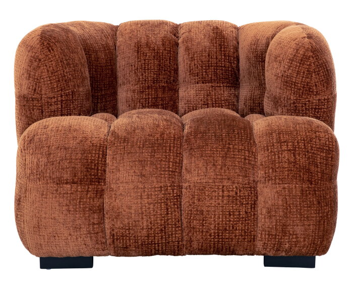 MUST Living fauteuil Mars - Glamour cinnamon - 75x102x95 cm