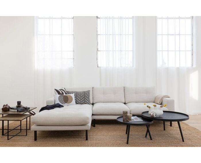 Isla Kussen Borduur Micro Velvet Chalkwhite 45x45cm - WOOOD Exclusive