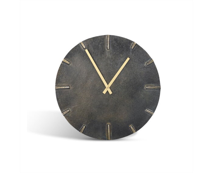 Wandklok met Gouden Wijzers
