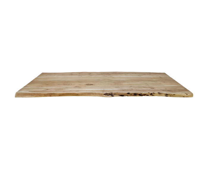 Rechthoekig tafelblad SoHo - 260x100x3,8-5 - Naturel - Acaciahout