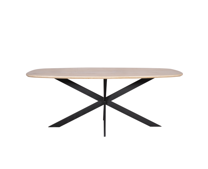 Eiken eettafel Ferris | Deens Ovaal 200 cm | Naturel