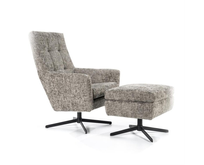 Draaibare Fauteuil Dea - Comfortabele relaxstoel met knopen | SEVN