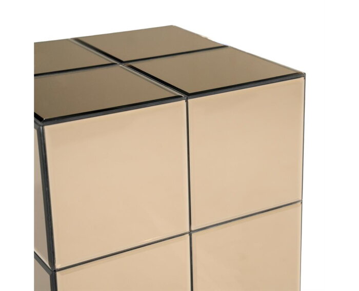 Side table Flectron 30x30cm - bruin | BY-BOO
