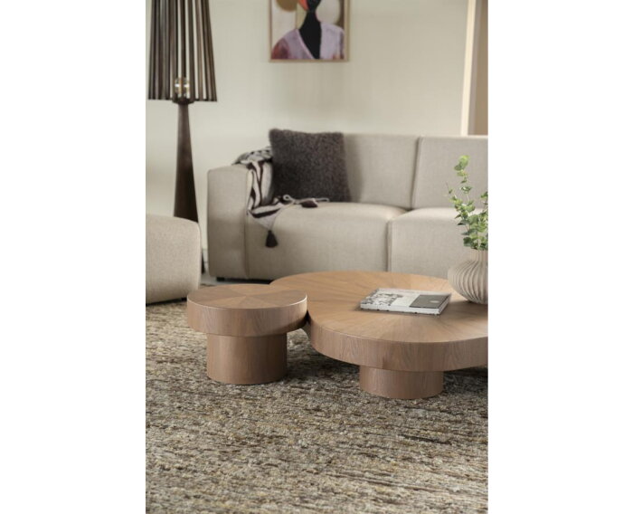 Salontafel Bobbie 150x110cm - bruin | Eleonora