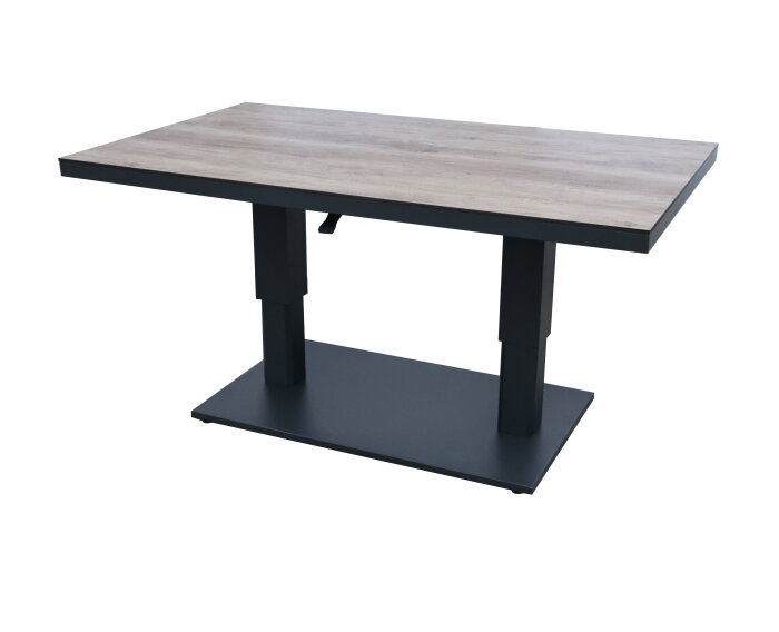 Tuintafel Castello verstelbaar 150x90 cm wood color