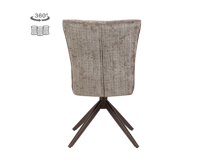 Bardi Stoel - Cremona 24 clay - Anodic (draaibaar)
