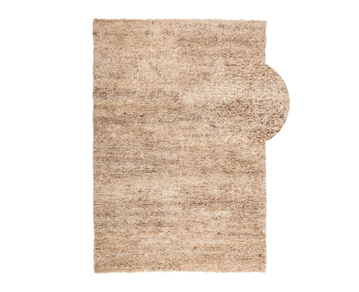 by fonQ Fluffy Vloerkleed - Beige - Rechthoekig - 160 x 230 cm